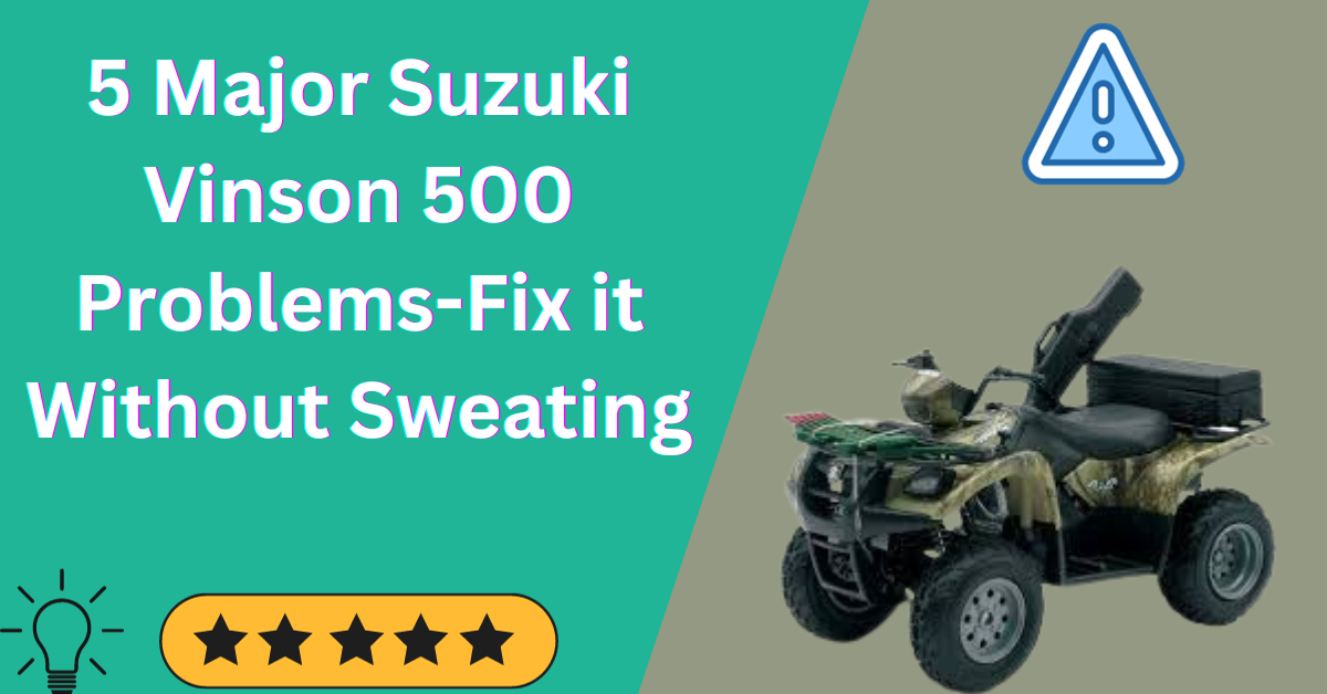 Suzuki Vinson 500 Problems