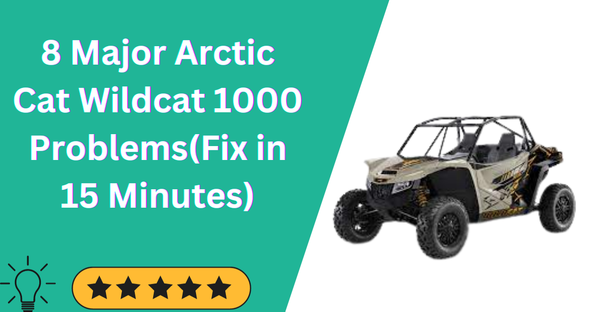 Arctic Cat Wildcat 1000 Problems
